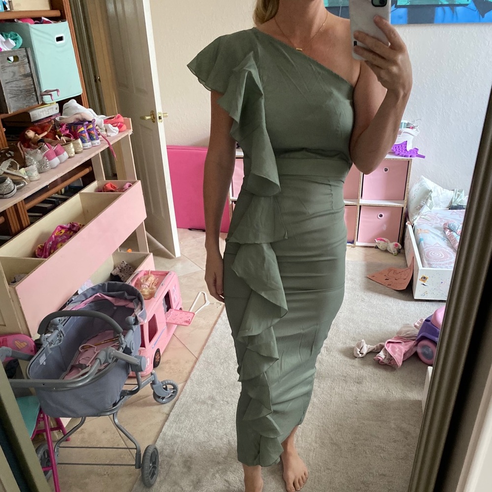 NWT sage green dress